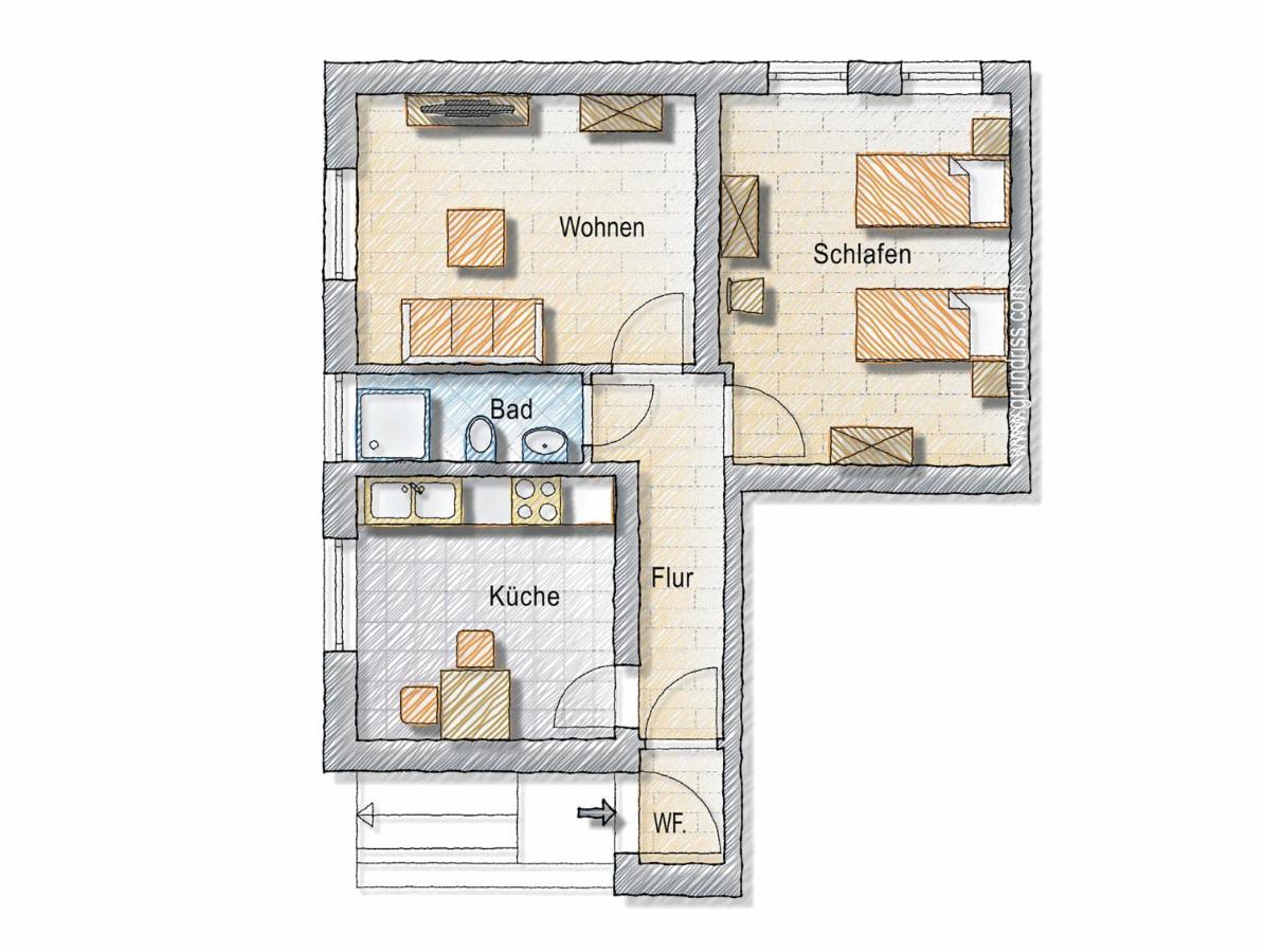 Ferienwohnung Kastanienblick Uelzen Ngoại thất bức ảnh
